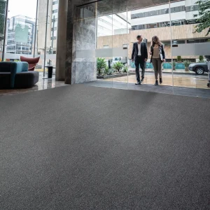 Burmatex-armour-silver-nickel-in situ-Carpet-tiles